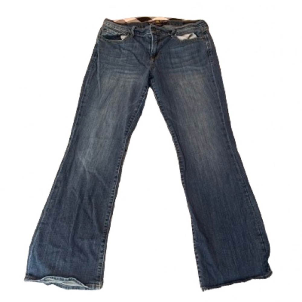 Lucky Straight Leg Blue Denim Jeans